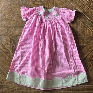 Pink and Green Kids Dress
